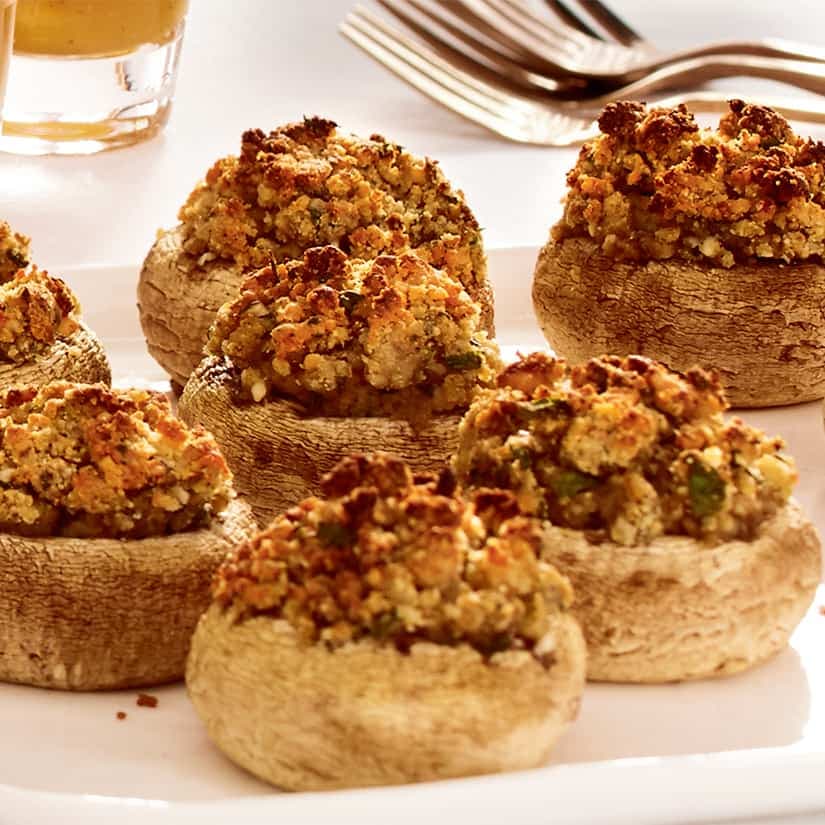 Champignons farcis à l'italienne