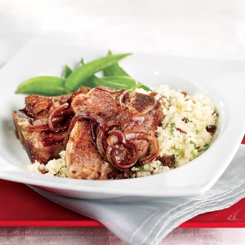 Côtelettes d'agneau au vinaigre balsamique