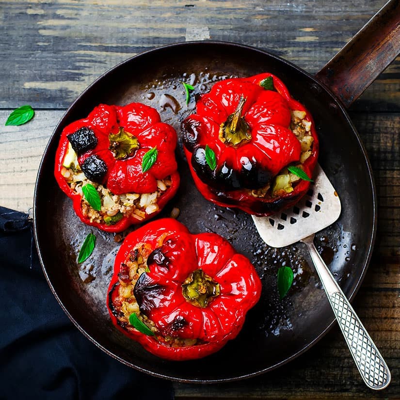 5 recettes de poivrons farcis