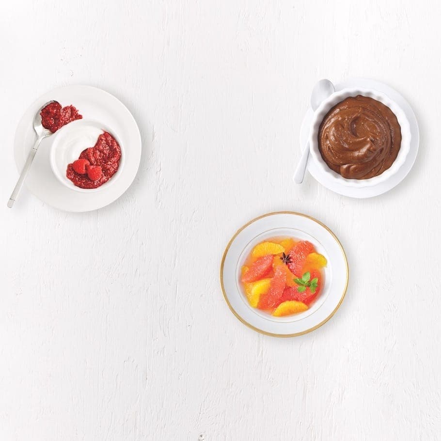 Pouding à l'avocat, au chocolat et aux noisettes