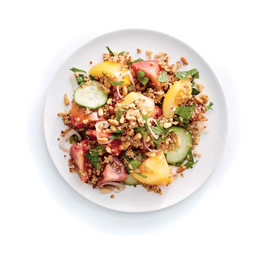 Taboulé de boulgour et quinoa aux tomates