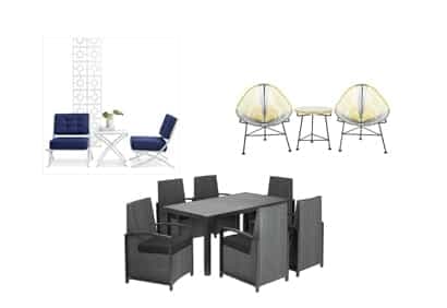 13 ensembles patio pour les beaux jours