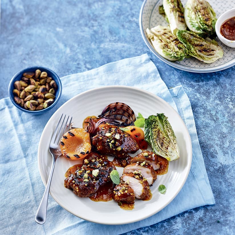 Poulet épicé aux abricots