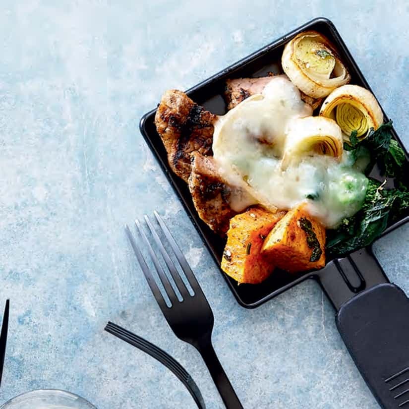 Filet de porc à l'indienne pour raclette