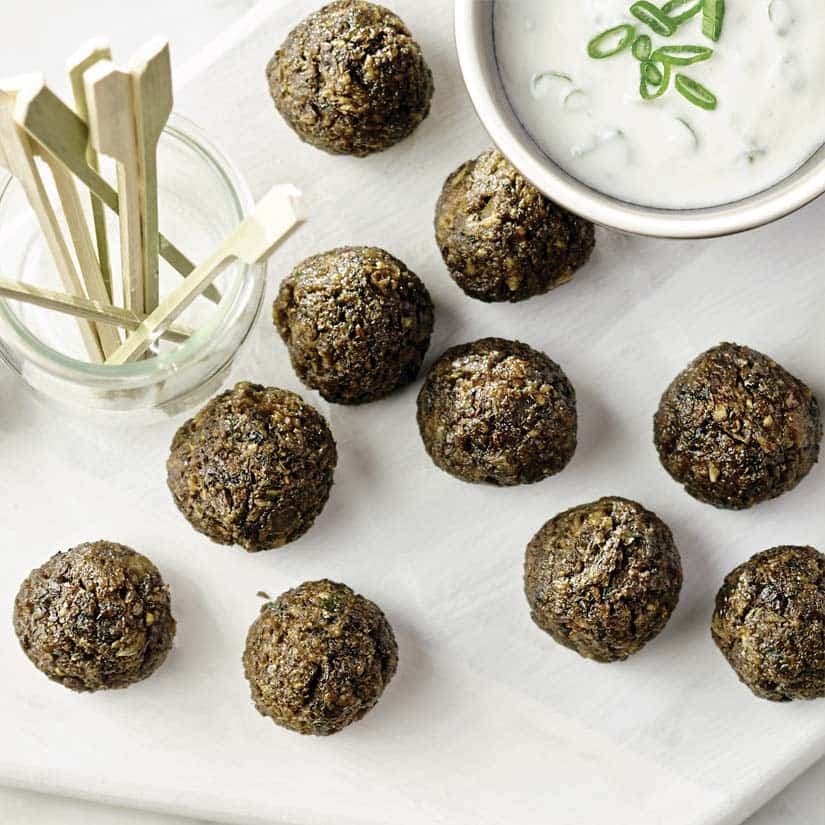 Boulettes aux lentilles aux champignons