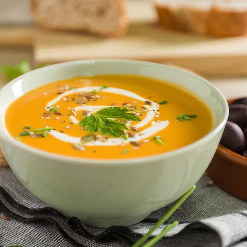 Potage aux carottes et aux oignons