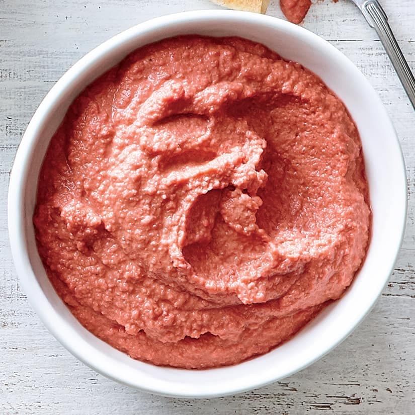 Hummus à la betterave