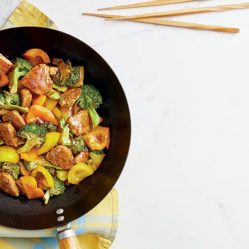 Sauté de porc et de légumes teriyaki