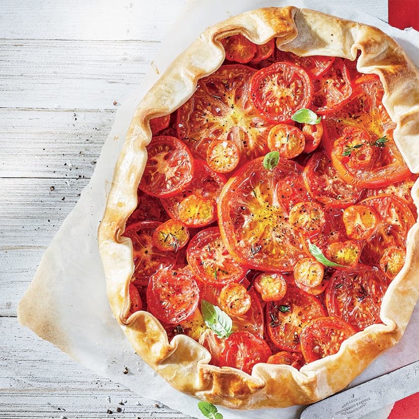 Tarte rustique aux tomates