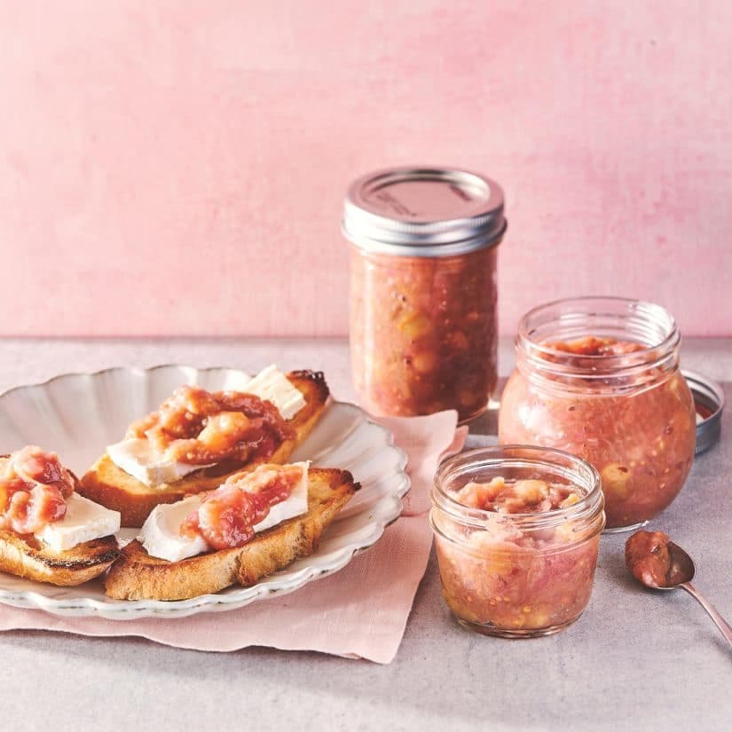 Chutney de rhubarbe