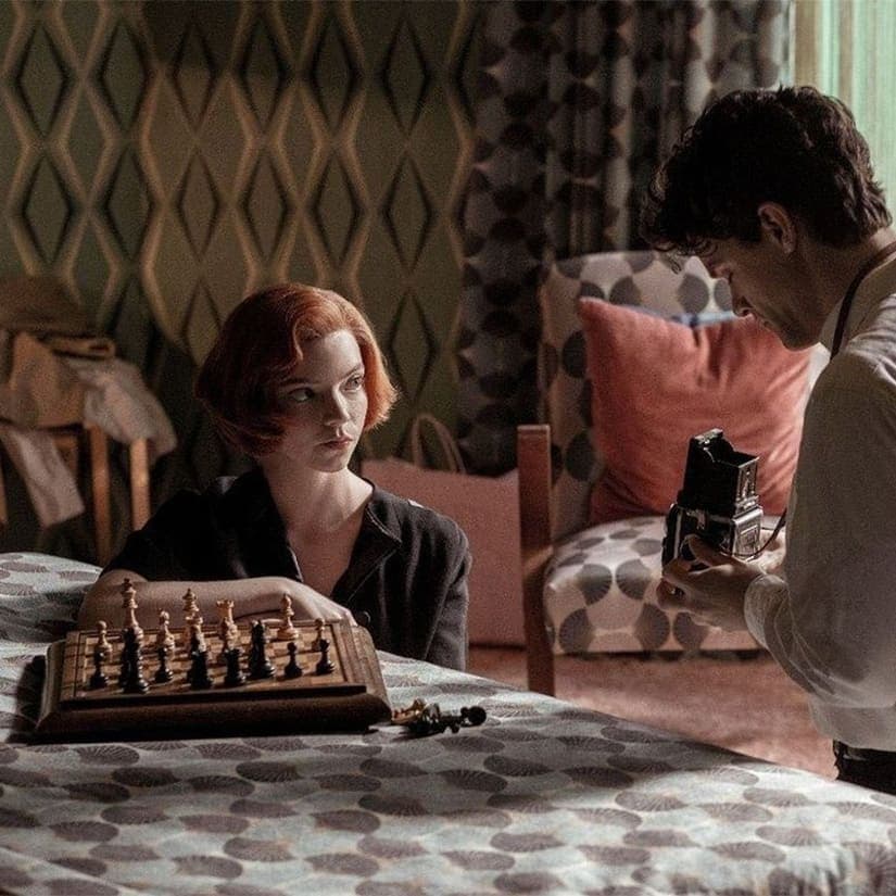 Chambre d'hôtel façon «Le jeu de la dame»