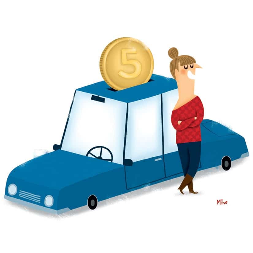 5 façons d'économiser avec une voiture