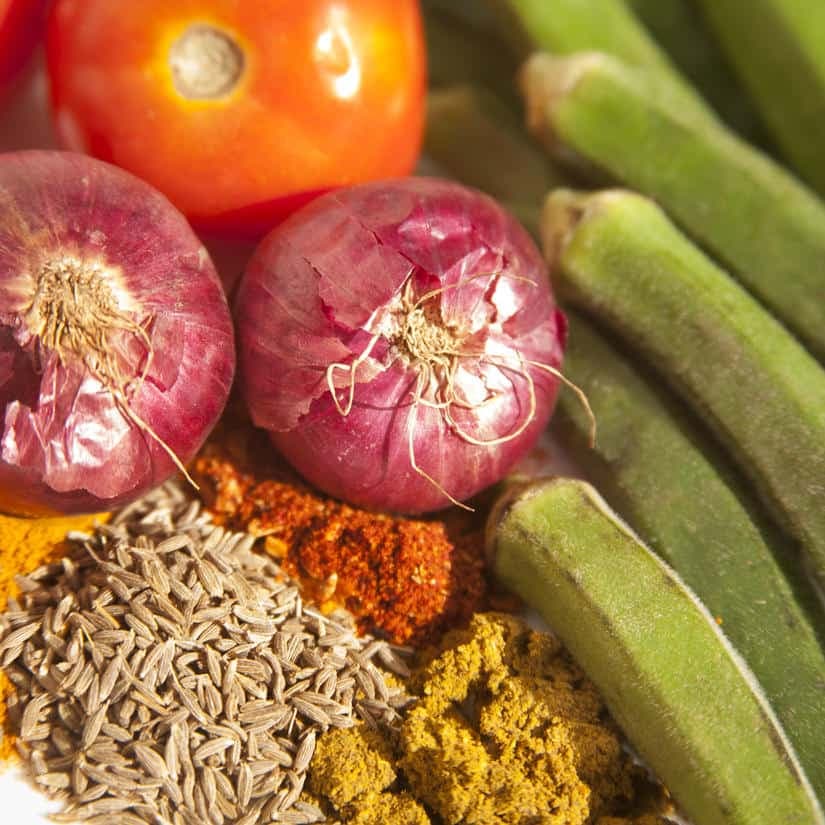 Légumes marinés à l'indienne