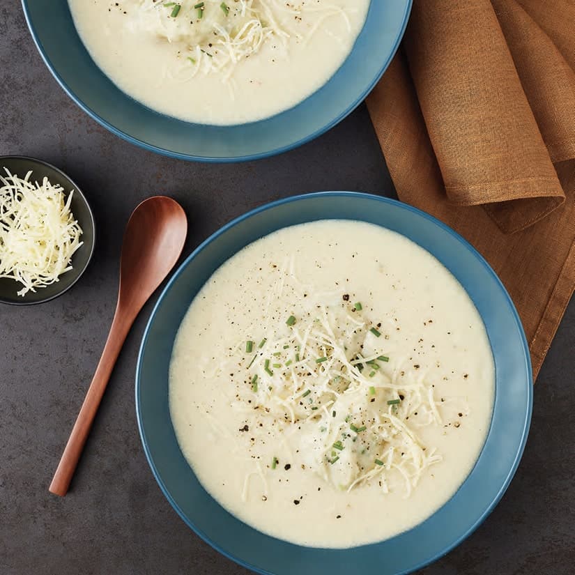 Velouté de poulet et de poireau
