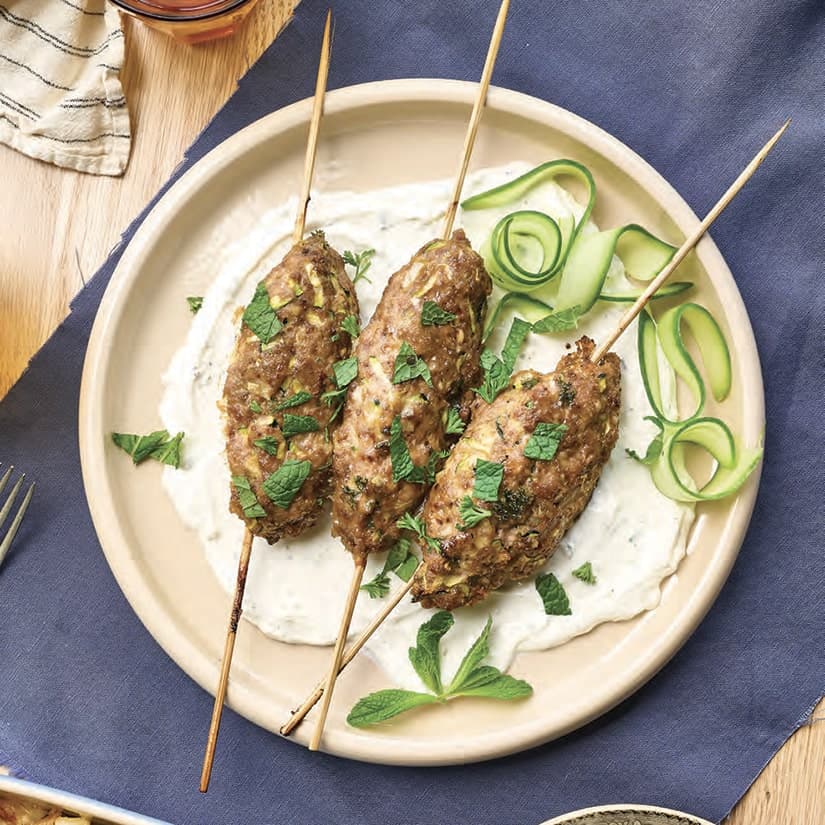 Keftas de dinde et courgettes