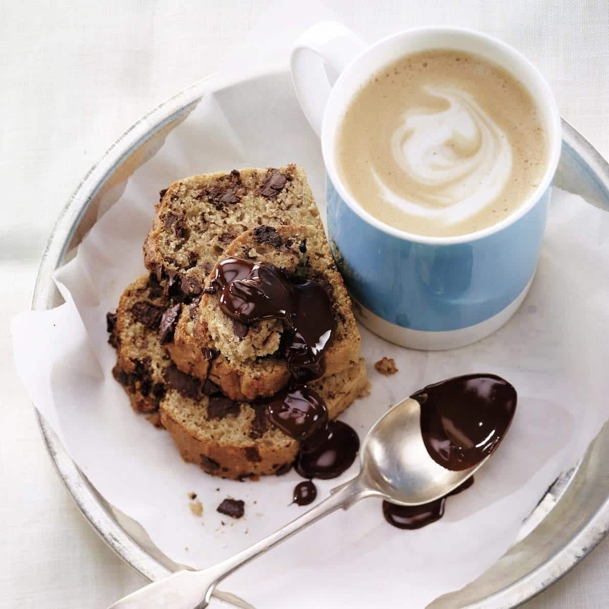 Pain aux bananes et au chocolat sans lactose