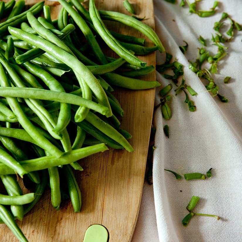 Haricots et sauce romesco