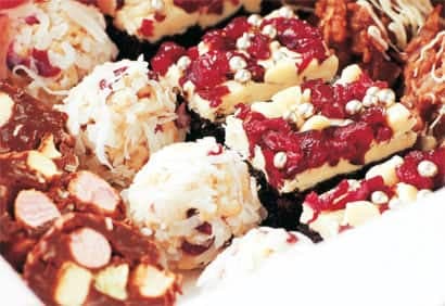 Bouchées au caramel et au chocolat