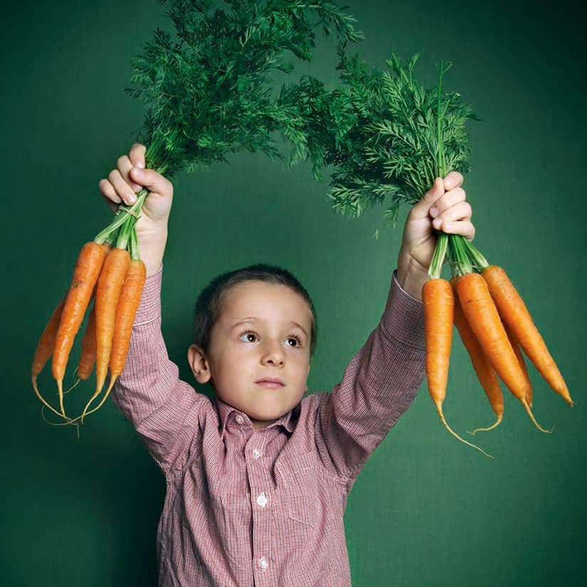Accompagner un enfant vers le végétarisme