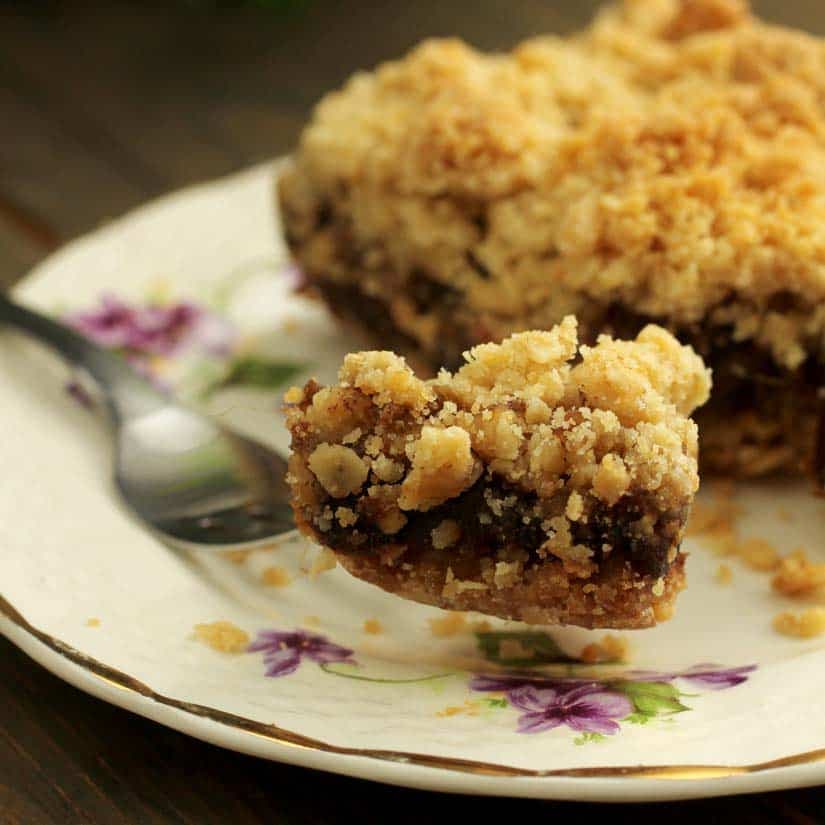 Carrés à la citrouille et aux dattes