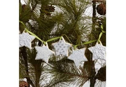 Décoration sapin : guirlande de biscuits