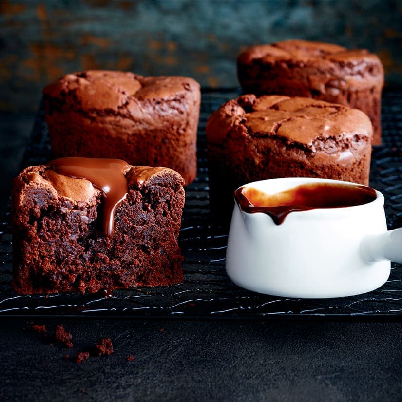 Petits gâteaux-brownies décadents
