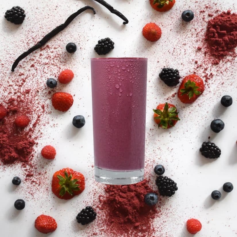 Smoothies lyophilisés: déjeuner sain et rapide