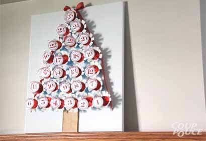 3 façons de bricoler un calendrier de l’avent pou