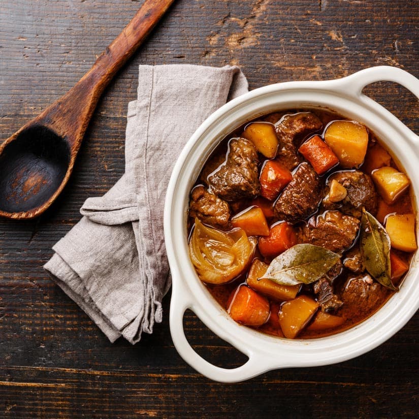 Boeuf braisé aux légumes
