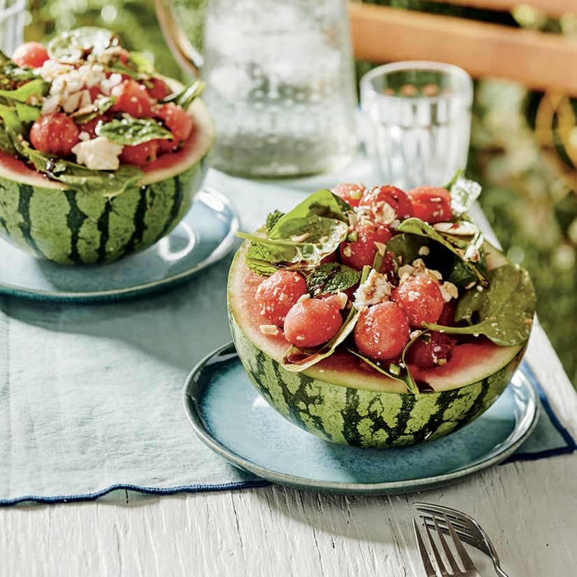 Salade de melon d’eau et de féta
