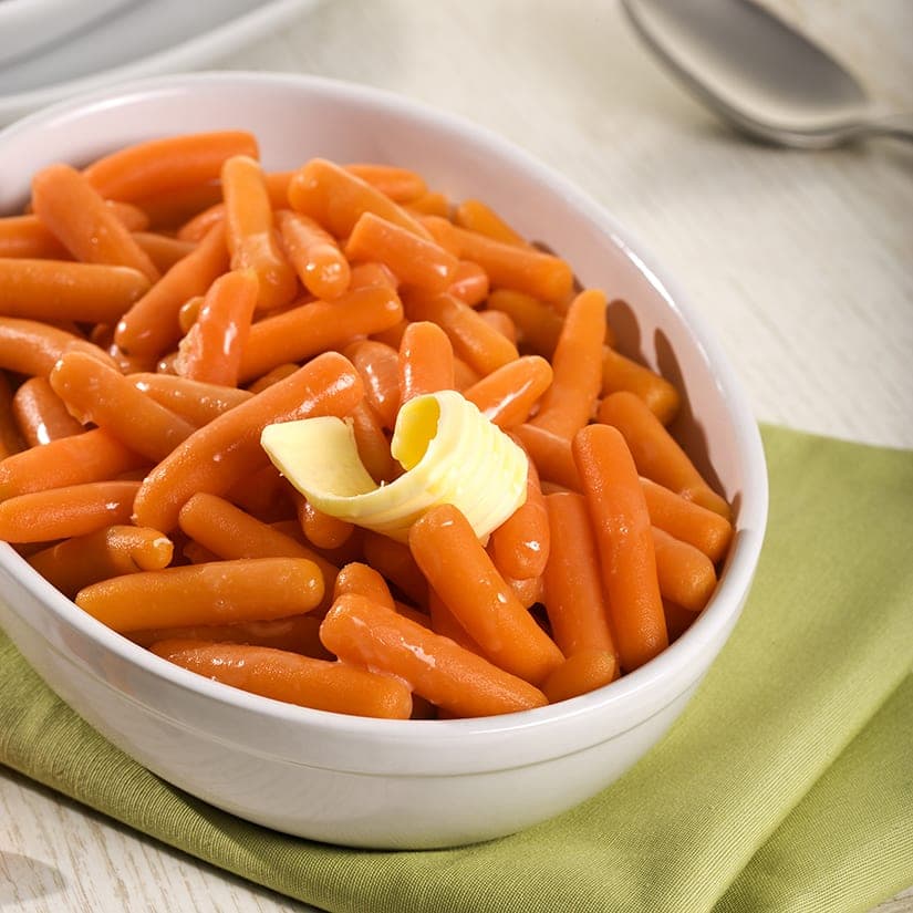 Carottes au beurre citronné et à l'origan