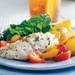 Roulés de sole au poivron jaune