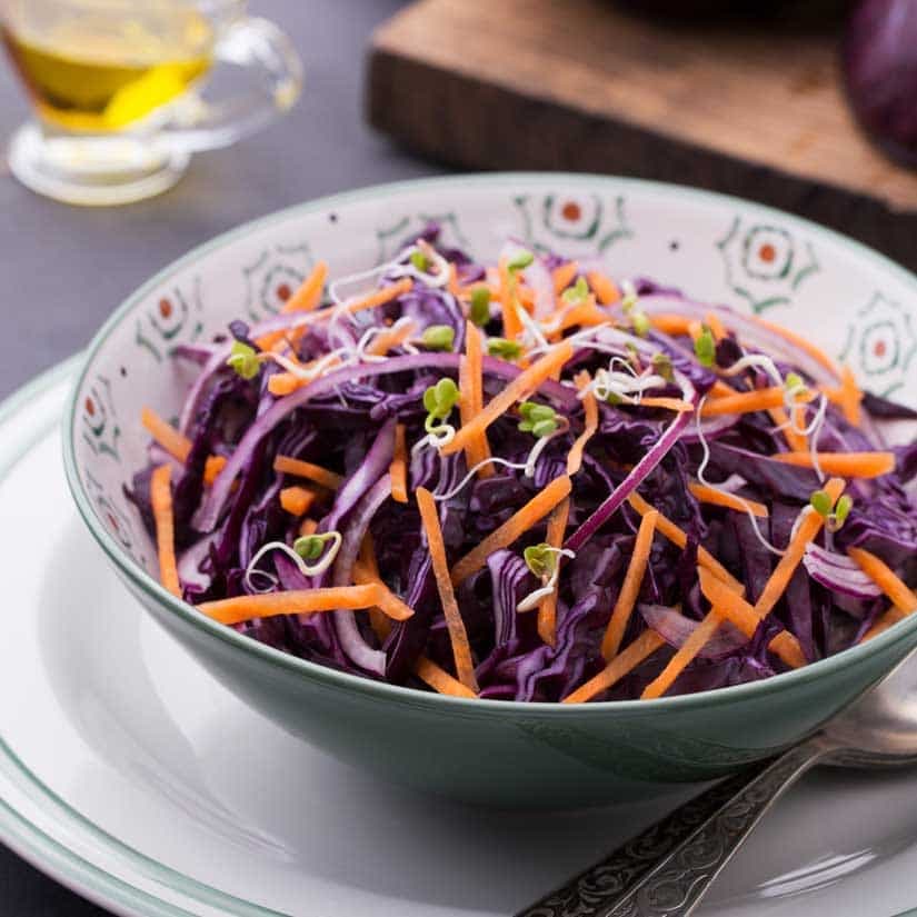 Salade de chou rouge