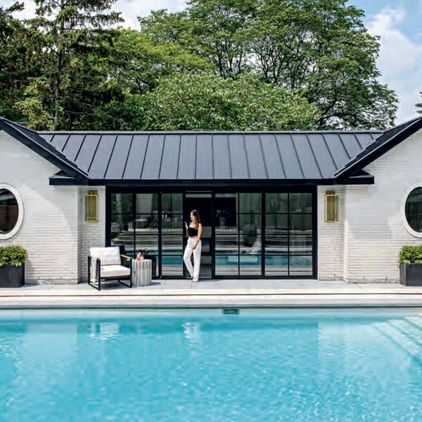 La cour rêvée pour les vacances d'été à la maison