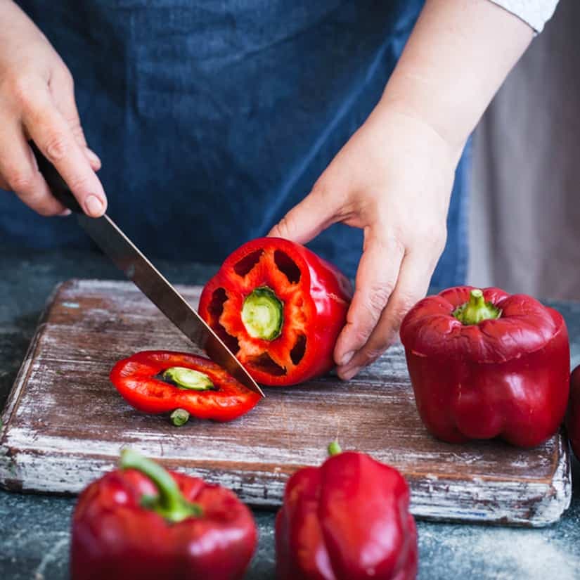 Poivrons rôtis au féta