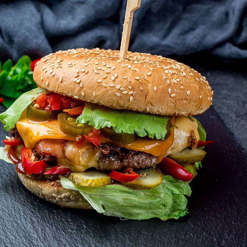 Hamburgers au boeuf et à la coriandre