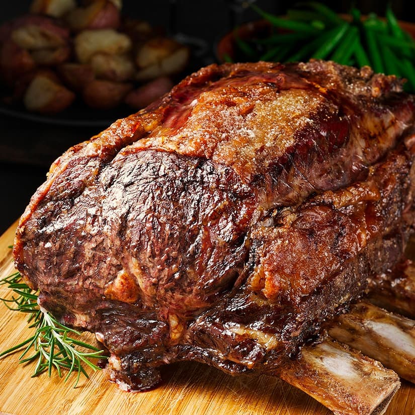 Rôti de côtes de boeuf