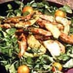 Salade de porc barbecue à l'avocat et au cresson