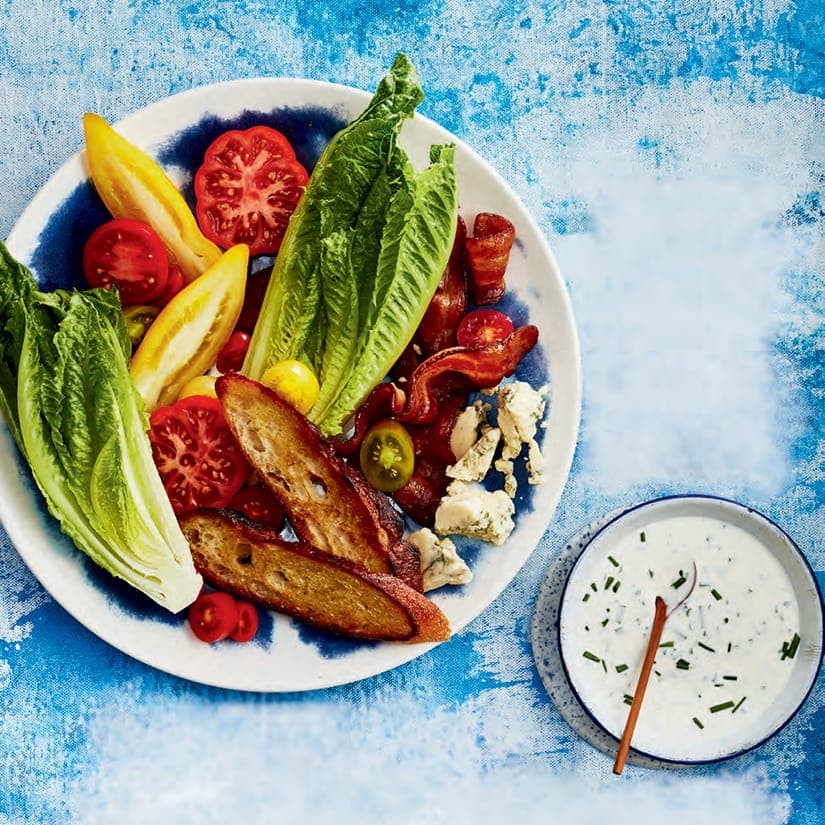 Salade BLT déconstruite