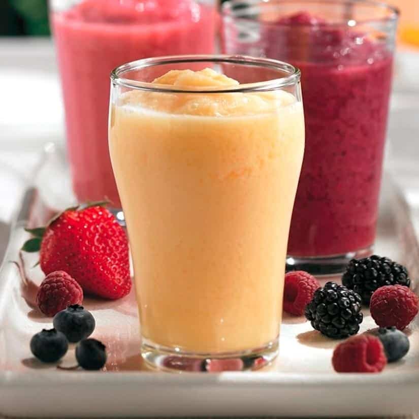 Smoothie au tofu et aux abricots