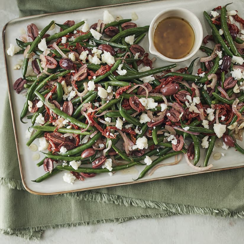 Salade de haricots verts aux olives