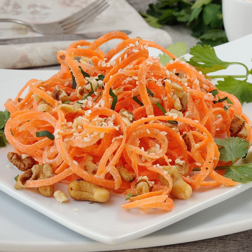 Salade de carottes aux arachides