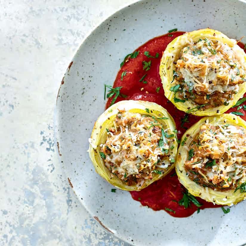 Fonds d'artichauts farcis à la saucisse