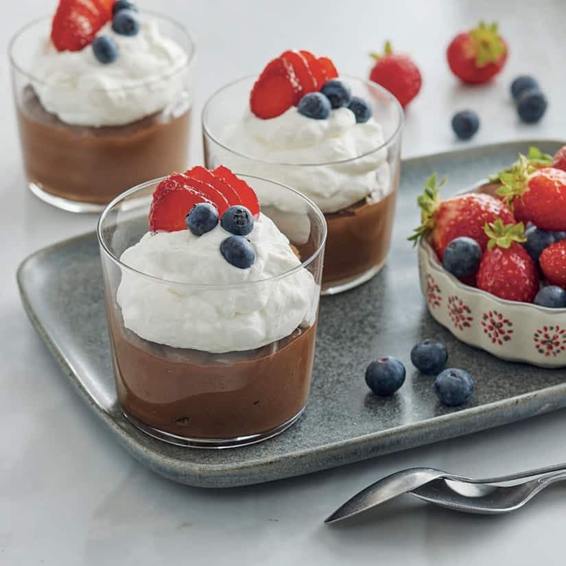 Mousse au chocolat et à l’avocat