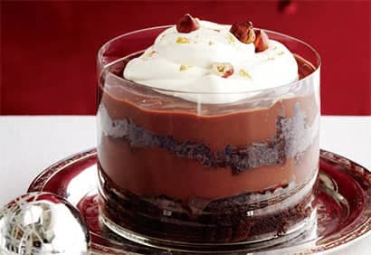 Diplomates au chocolat et aux noisettes