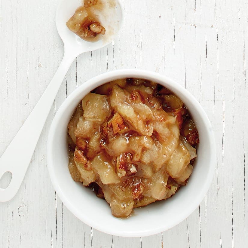 Bananes au rhum et aux pacanes