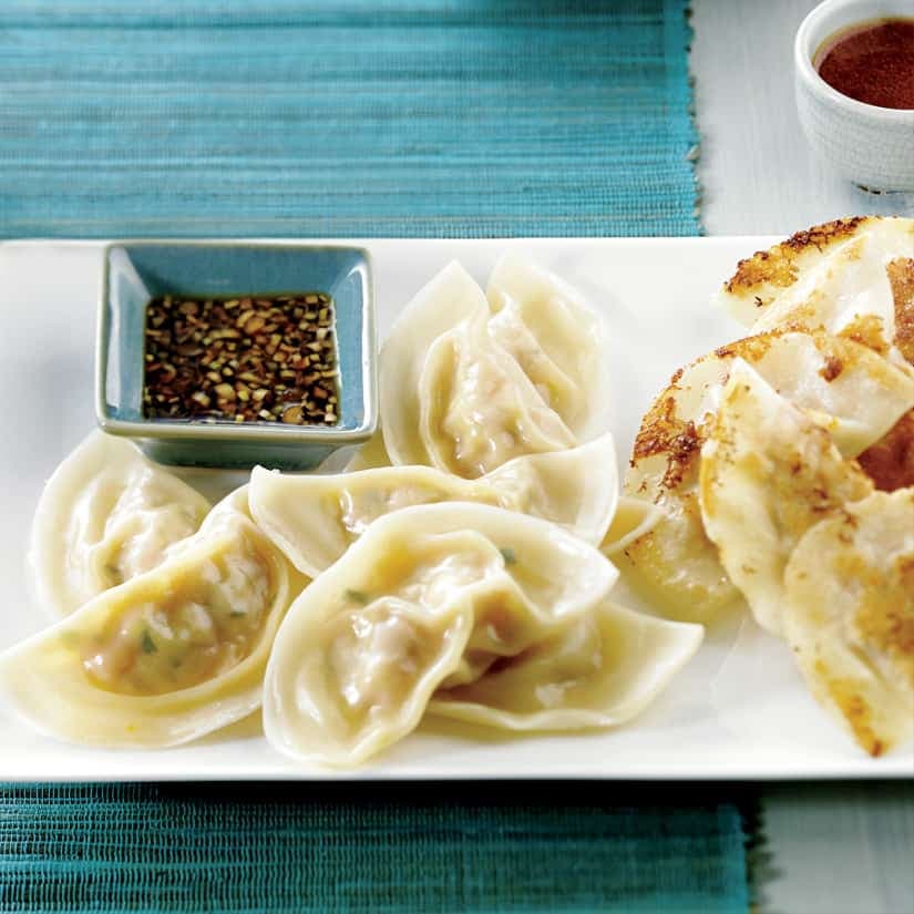 Dumplings au boeuf et à l'aneth