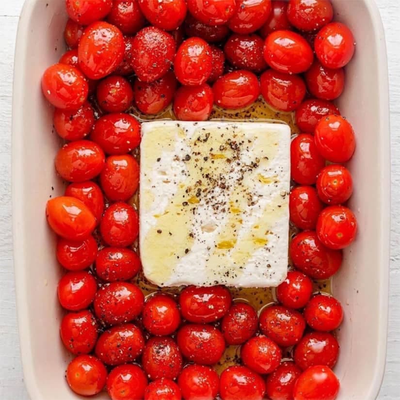 Recette virale : pâtes au fromage féta