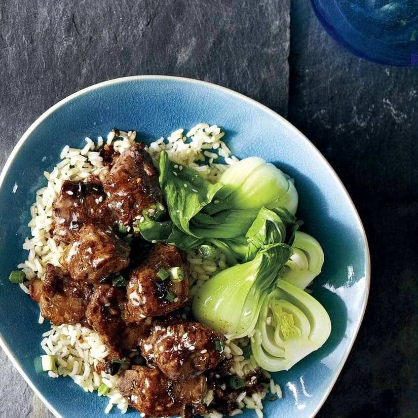 Côtes levées aux haricots noirs, mijoteuse