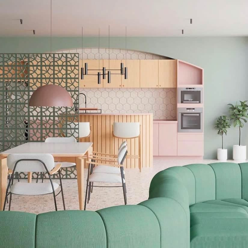 Déco pastel: un intérieur apaisant et élégant